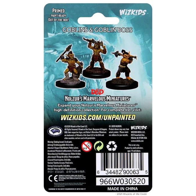 D&D Nolzur's Marvelous Miniatures: Goblins & Goblin Boss 2 - Tabletop Gaming
