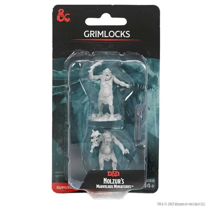  D&D Nolzur's Marvelous Miniatures: Grimlocks - Tabletop Gaming
