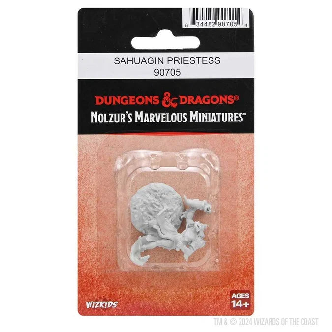 D&D Nolzur's Marvelous Miniatures: Sahuagin Priestess - Tabletop Gaming
