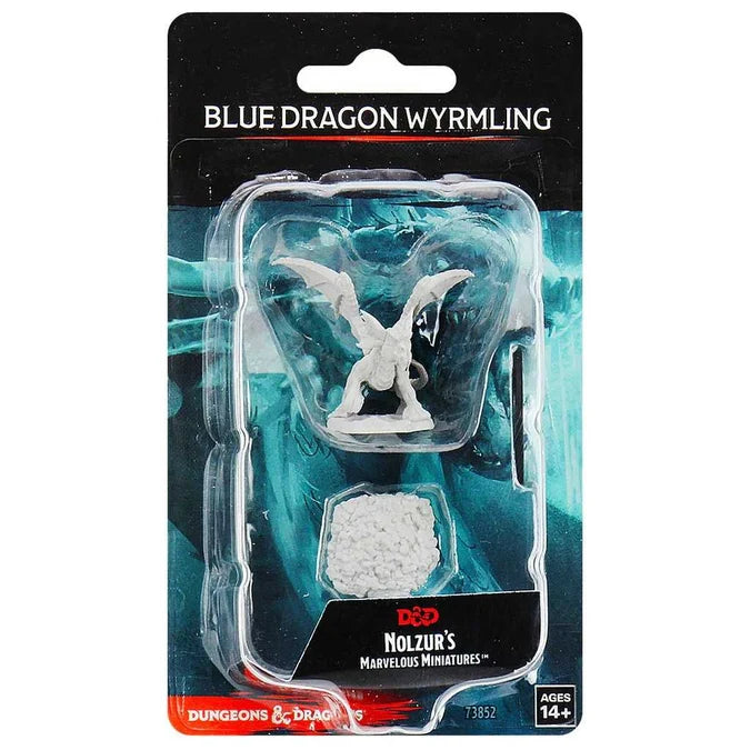 D&D Nolzur's Marvelous Unpainted Miniatures: Blue Dragon Wyrmling - Tabletop Gaming