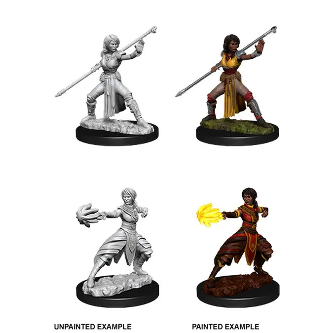 D&D Nolzur's Marvelous Unpainted Miniatures: Female Half-Elf Monk - Tabletop Gaming