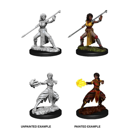 D&D Nolzur's Marvelous Unpainted Miniatures: Female Half-Elf Monk - Tabletop Gaming