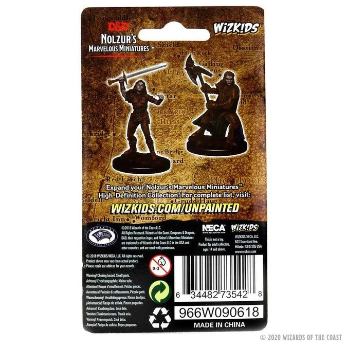D&D Nolzur's Marvelous Unpainted Miniatures: Female Half-Orc Fighter 2 - Tabletop Gaming