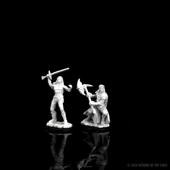 D&D Nolzur's Marvelous Unpainted Miniatures: Female Half-Orc Fighter 3 - Tabletop Gaming
