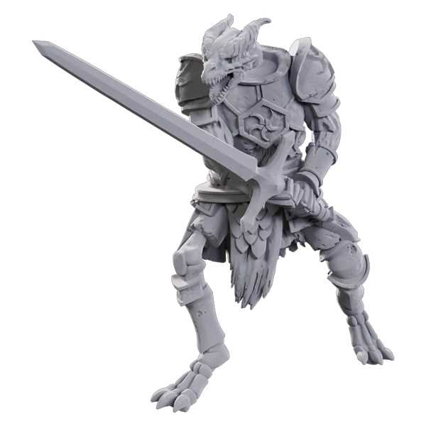 D&D Nolzur's Marvelous Unpainted Miniatures: Limited Edition 50th Anniversary - Skeleton Knights 2 - Tabletop Gaming