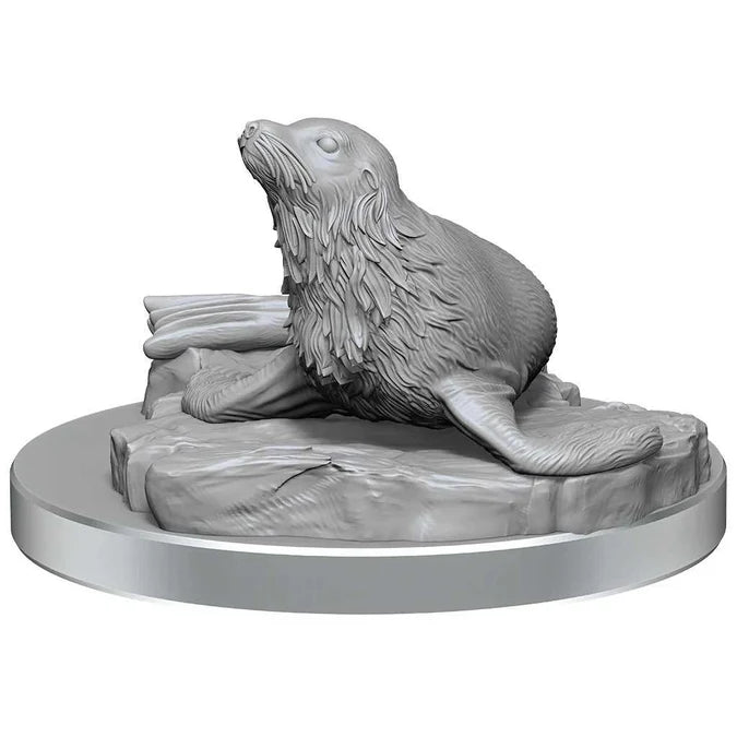 D&D Nolzur's Marvelous Unpainted Miniatures: Locathah & Seal 2 - Tabletop Gaming