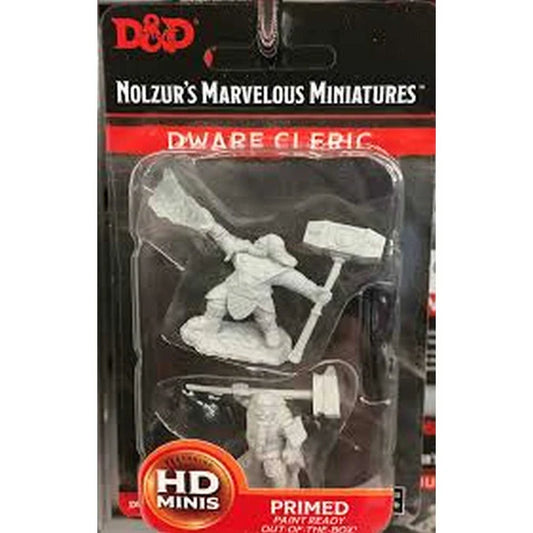 D&D Nolzur's Marvelous Unpainted Miniatures: Male Dwarf Cleric - Tabletop Gaming