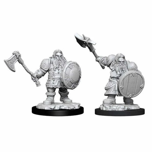 D&D Nolzur's Marvelous Unpainted Miniatures: Male Dwarf Fighter 1 - Tabletop Gaming