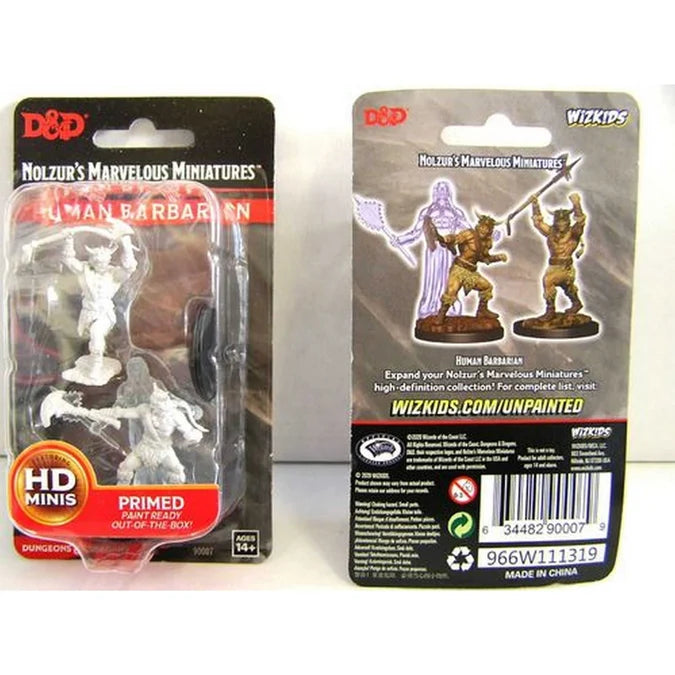 D&D Nolzur's Marvelous Unpainted Miniatures: Male Human Barbarian 2 - Tabletop Gaming