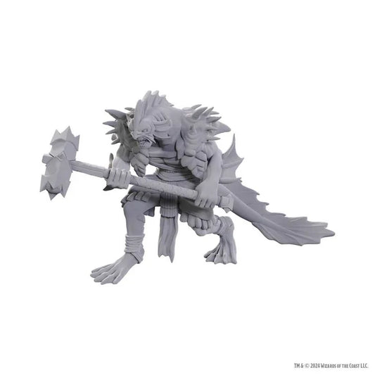 D&D Nolzur's Marvelous Unpainted Miniatures: Sahuagin Coral Smasher - Tabletop Gaming