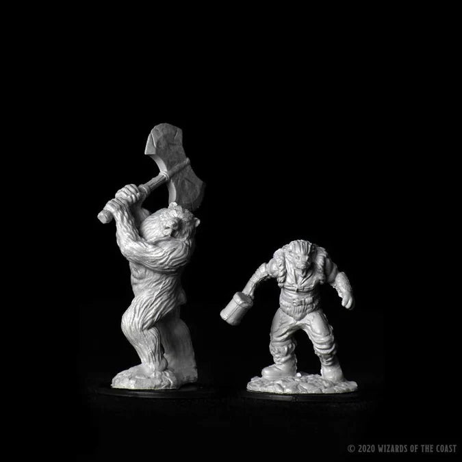 D&D Nolzur's Marvelous Unpainted Miniatures: Wereboar & Werebear 3 - Tabletop Gaming