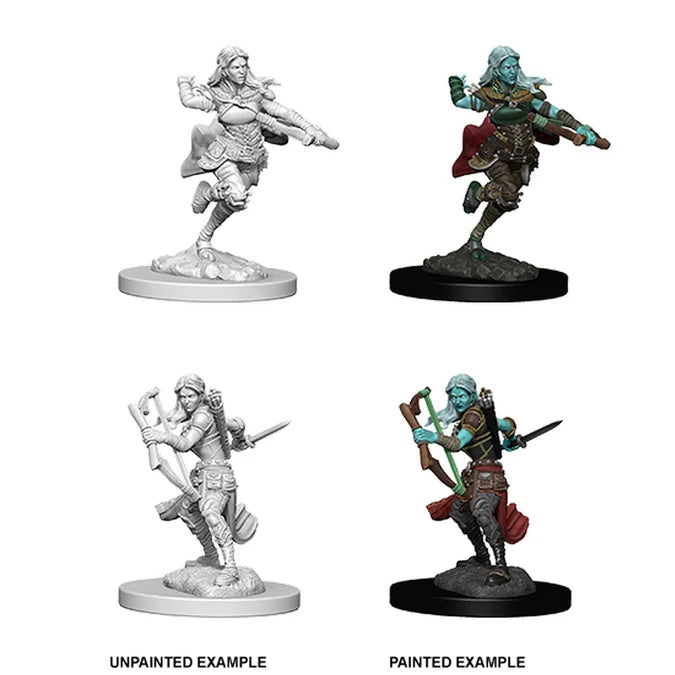 D&D Unpainted Miniatures: Air Genasi Female Rogue - Tabletop Gaming