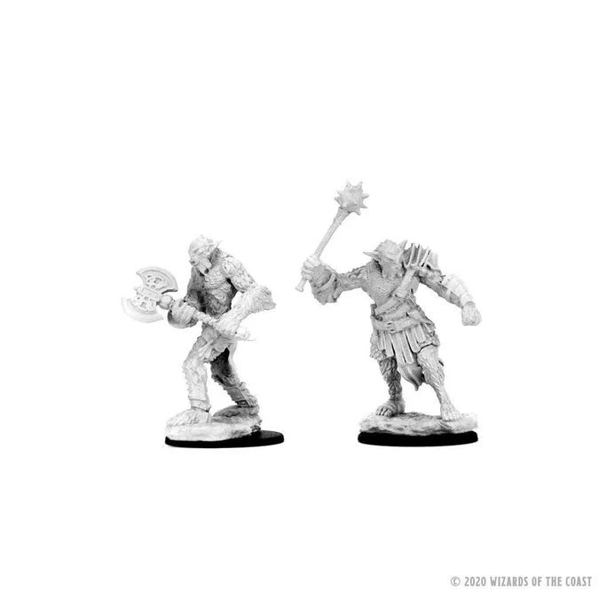 D&D Unpainted Miniatures: Bugbears 3 - Tabletop Gaming