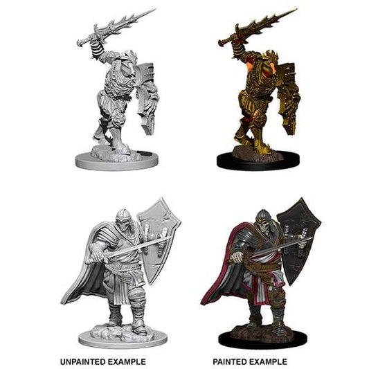 D&D Unpainted Miniatures: Death Knight & Helmed Horror - Tabletop Gaming