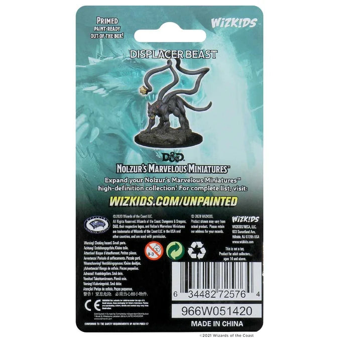 D&D Unpainted Miniatures: Displacer Beast 2 - Tabletop Gaming