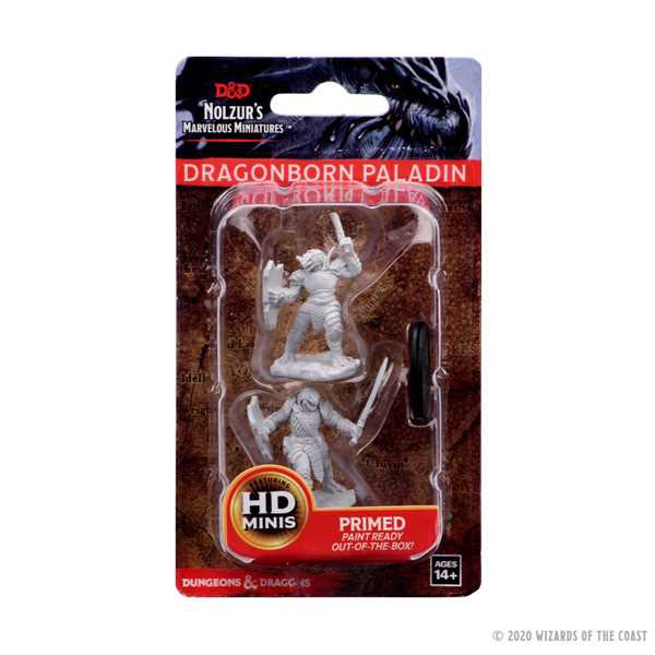 D&D Unpainted Miniatures: Dragonborn Female Paladin - Tabletop Gaming