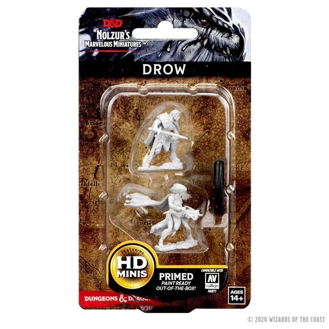 D&D Unpainted Miniatures: Drow - Tabletop Gaming