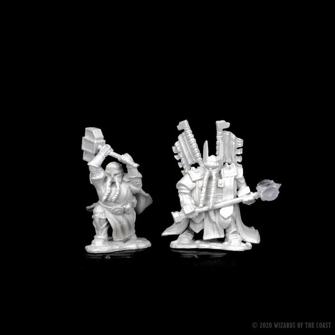 D&D Unpainted Miniatures: Dwarf Male Paladin 2 - Tabletop Gaming