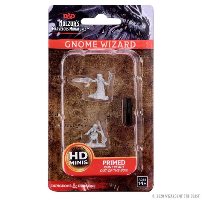 D&D Unpainted Miniatures: Female Gnome Wizard - Tabletop Gaming