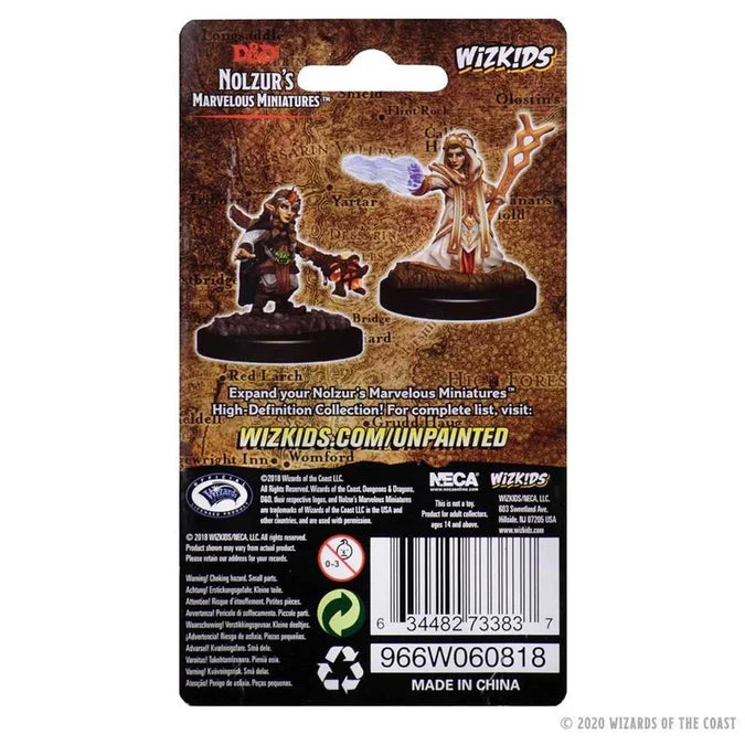 D&D Unpainted Miniatures: Female Gnome Wizard 2 - Tabletop Gaming