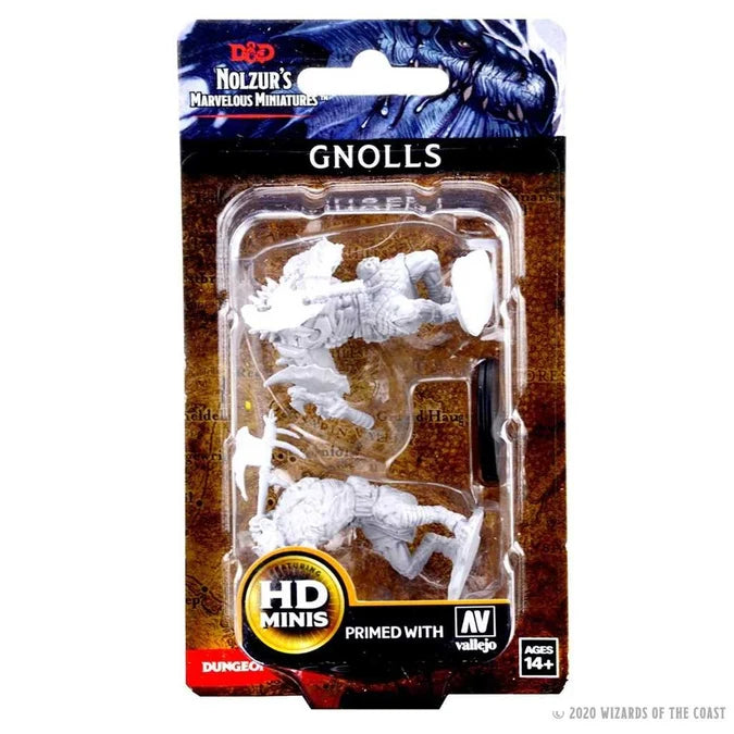 D&D Unpainted Miniatures: Gnolls - Tabletop Gaming