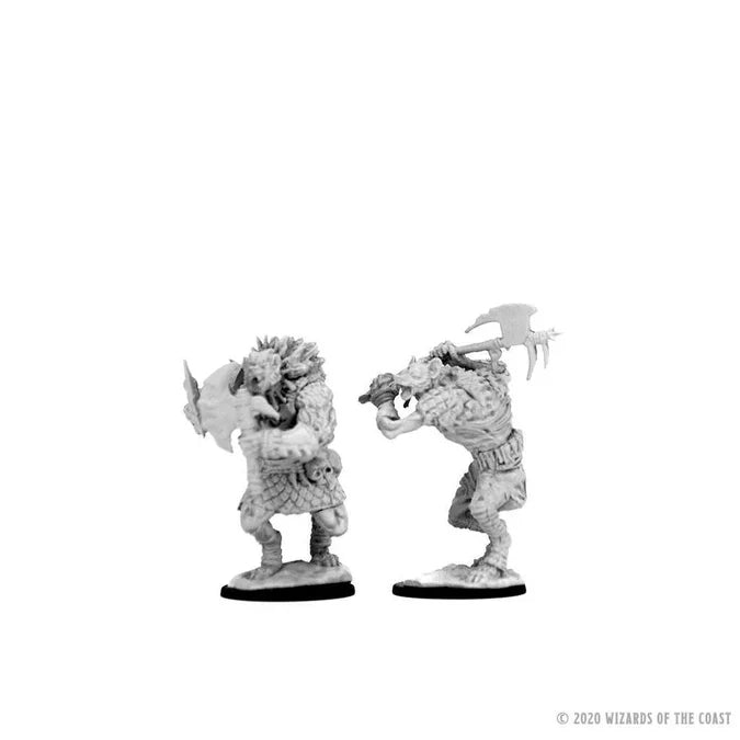 D&D Unpainted Miniatures: Gnolls 3 - Tabletop Gaming