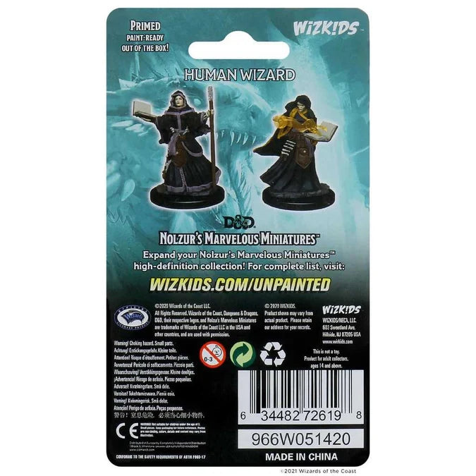 D&D Unpainted Miniatures: Human Female Wizard 2 - Tabletop Gaming