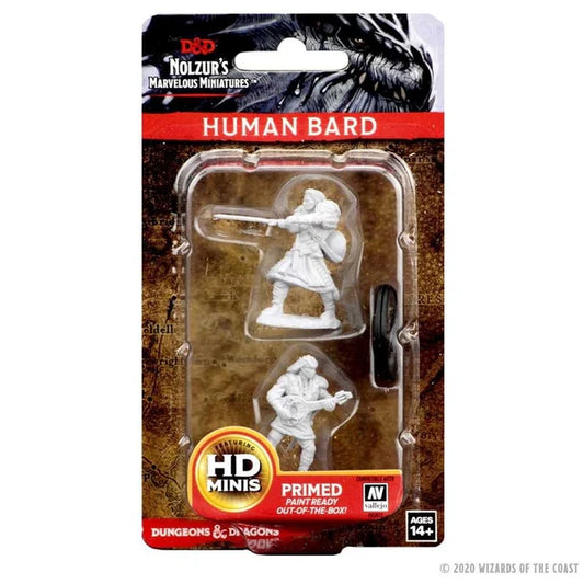 D&D Unpainted Miniatures: Human Male Bard - Tabletop Gaming