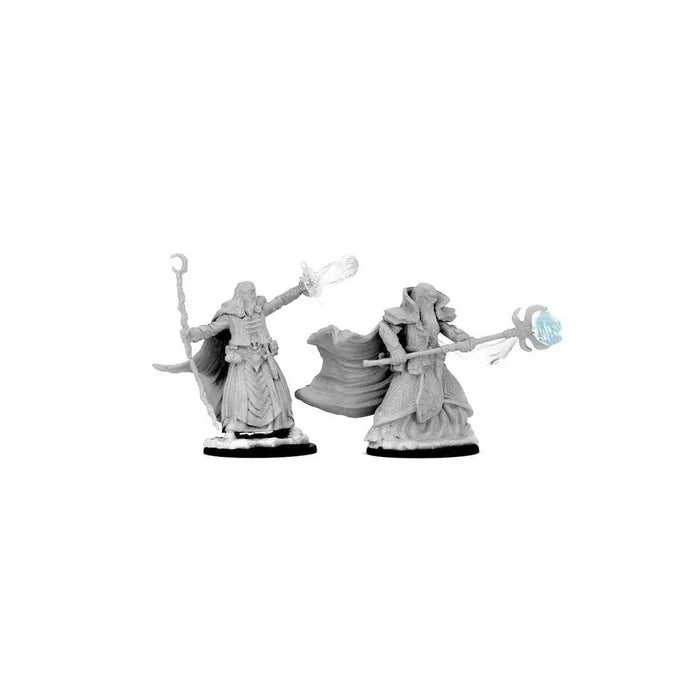 D&D Unpainted Miniatures: Human Male Wizard 3 - Tabletop Gaming