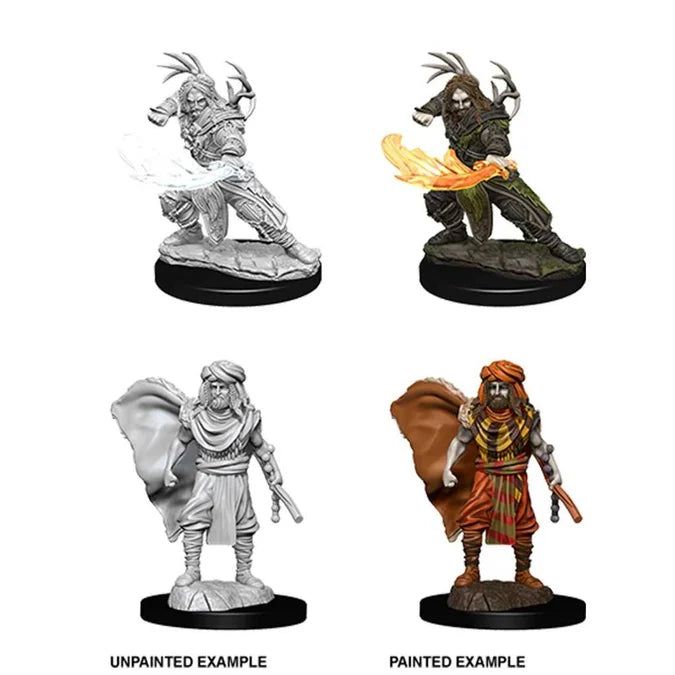 D&D Unpainted Miniatures: Male Human Druid 3 - Tabletop Gaming