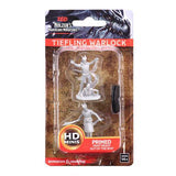 D&D Unpainted Miniatures: Male Tiefling Warlock - Tabletop Gaming