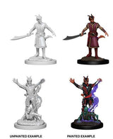 D&D Unpainted Miniatures: Male Tiefling Warlock 2 - Tabletop Gaming