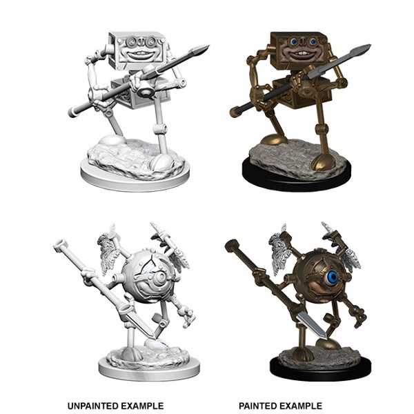 D&D Unpainted Miniatures: Monodrone & Duodrone - Tabletop Gaming