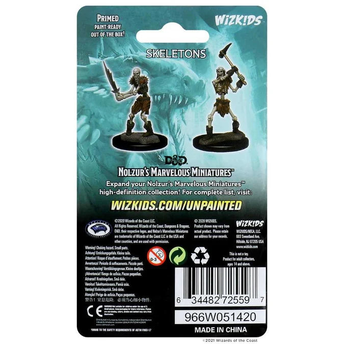 D&D Unpainted Miniatures: Skeletons 2 - Tabletop Gaming