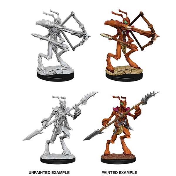 D&D Unpainted Miniatures: Thri-Kreen - Tabletop Gaming