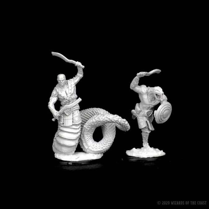 D&D Unpainted Miniatures: Yuan-Ti Malisons 2 - Tabletop Gaming