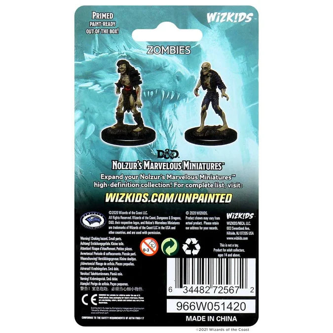 D&D Unpainted Miniatures: Zombies 2 - Tabletop Gaming