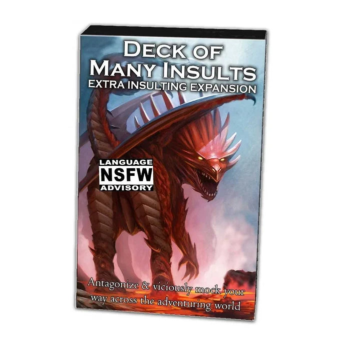 Deck of Many Insults - Extra Insulting Expansion-Tabletop Gaming