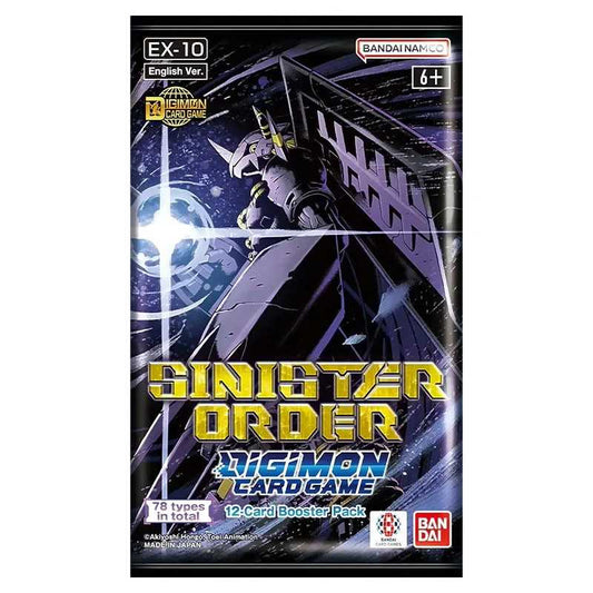 Digimon Card Game: Extra Booster - Sinister Order-Tabletop Gaming