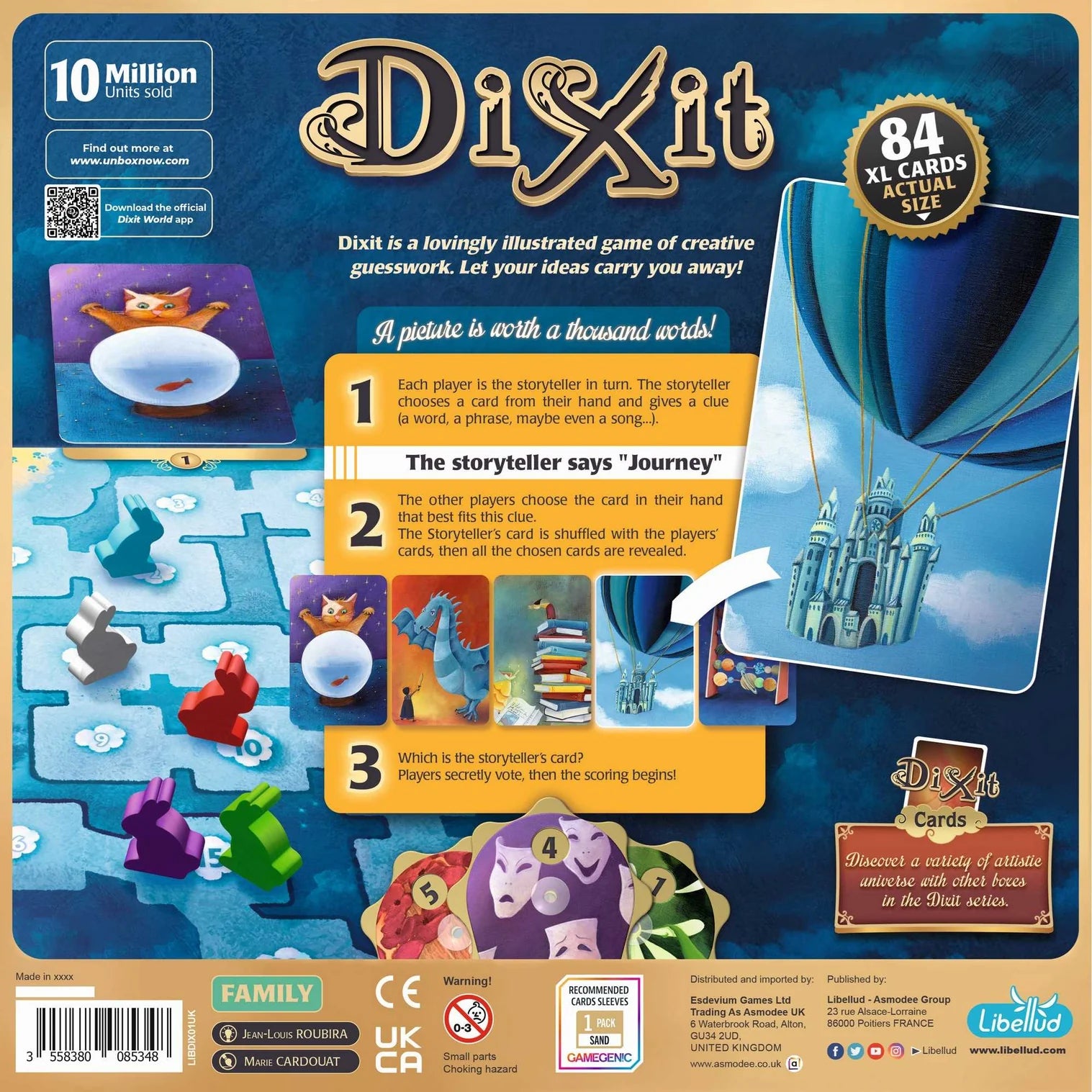 Dixit Board Game Back - Tabletop Gaming