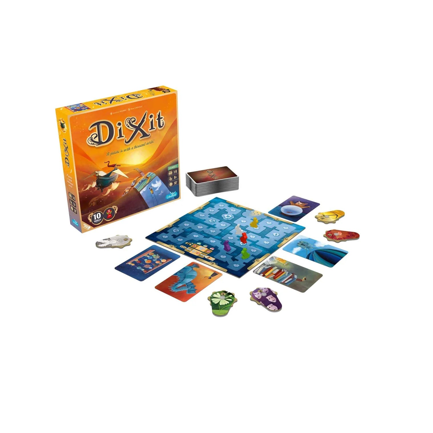 Dixit Board Game Contents - Tabletop Gaming