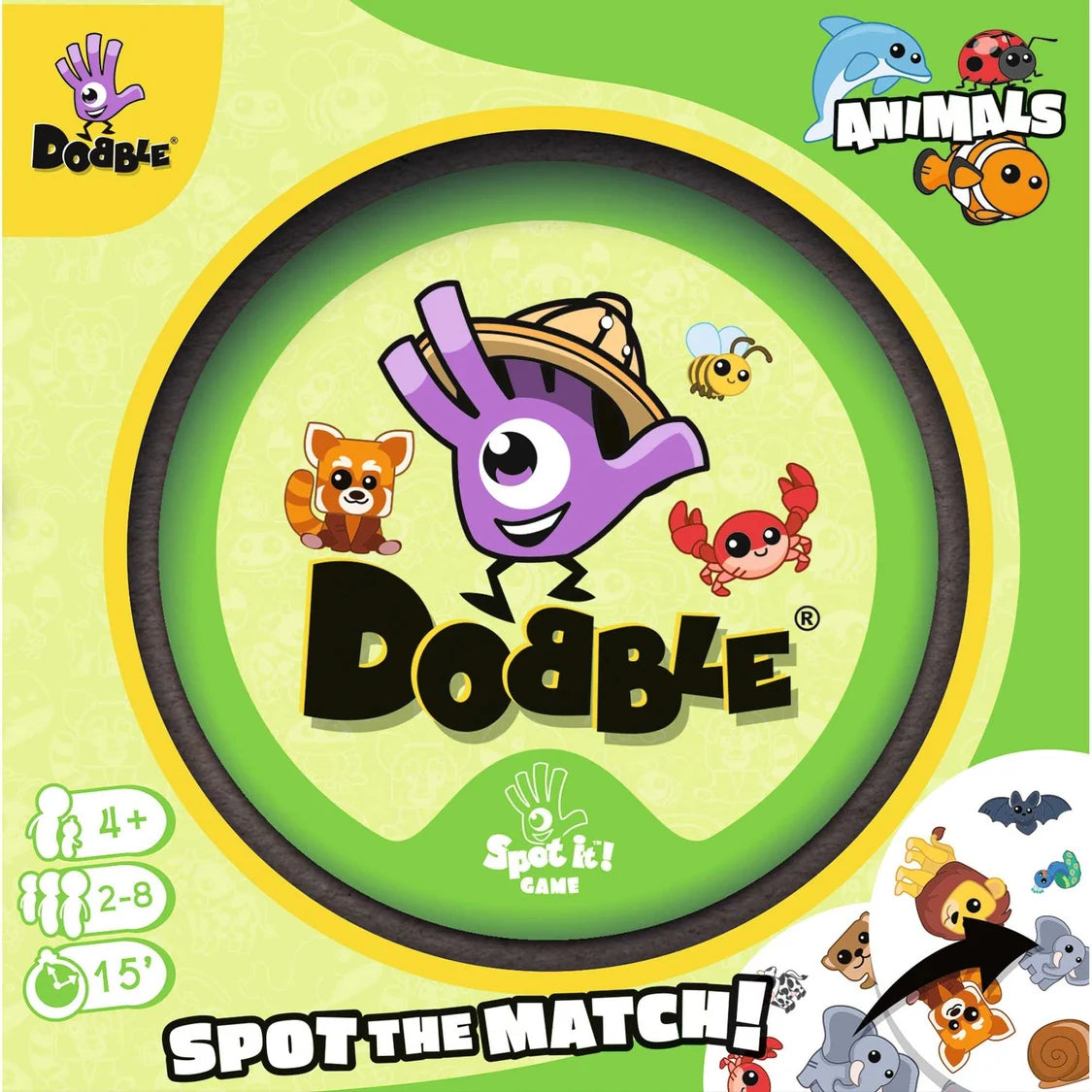 Dobble Animals Card Game - Tabletop Gaming