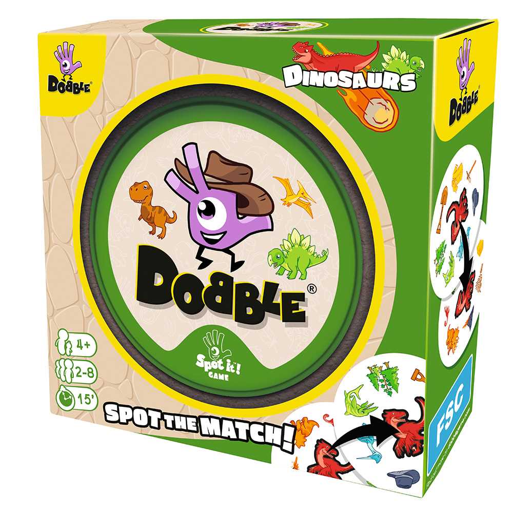 Dobble Dinosaurs Card Game 2 - Tabletop Gaming