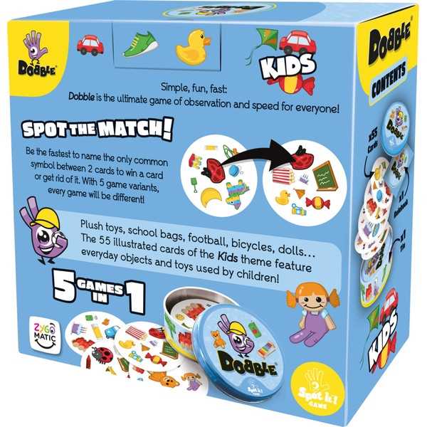 Dobble Kids Card Game 3 - Tabletop Gaming