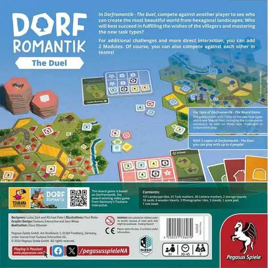 Dorfromantik - The Duel Board Game Back - Tabletop Gaming