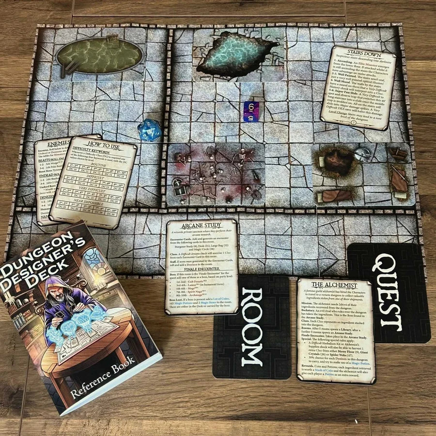 Dungeon Designer's Deck-Tabletop Gaming