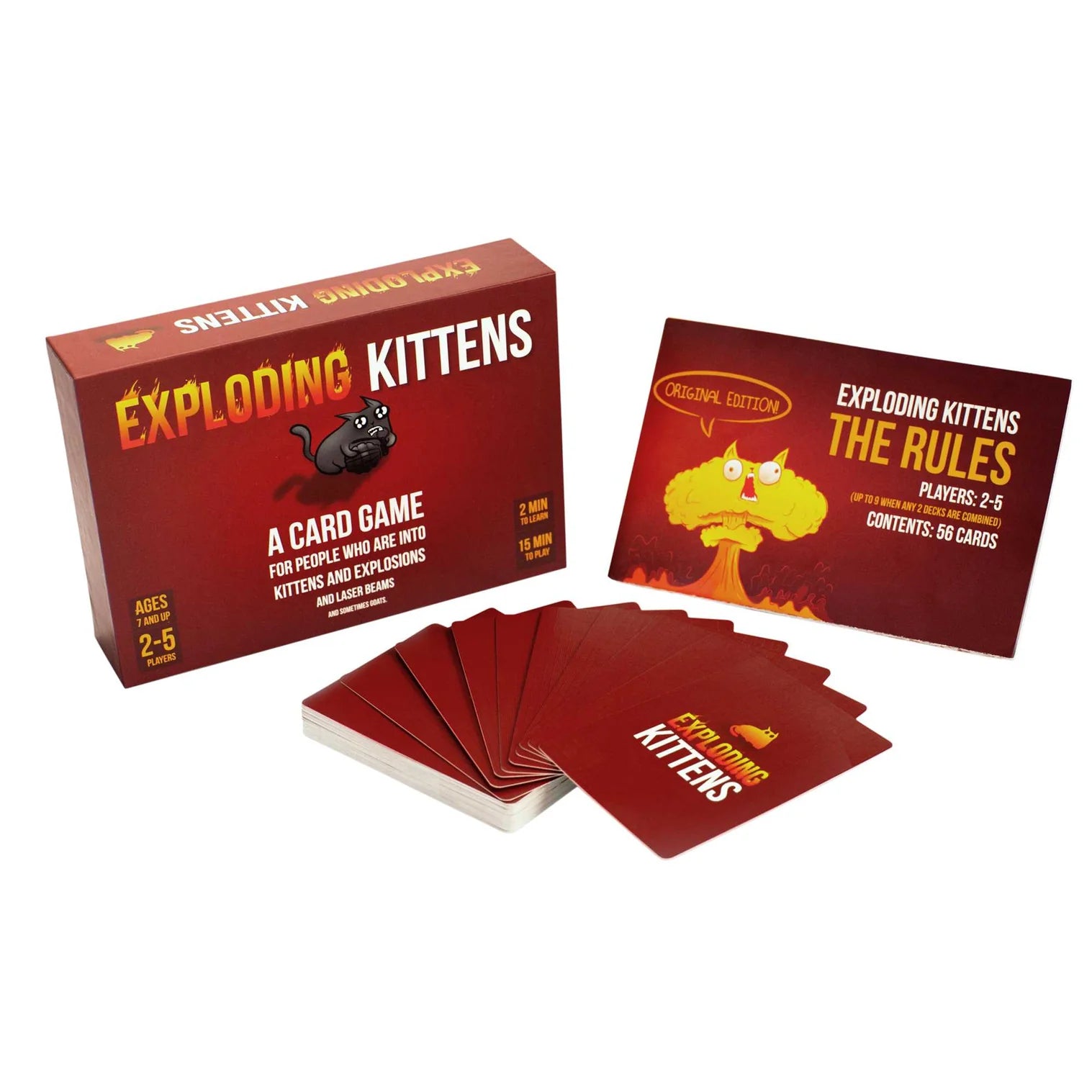 Exploding Kittens Card Game Contents - Tabletop Gaming
