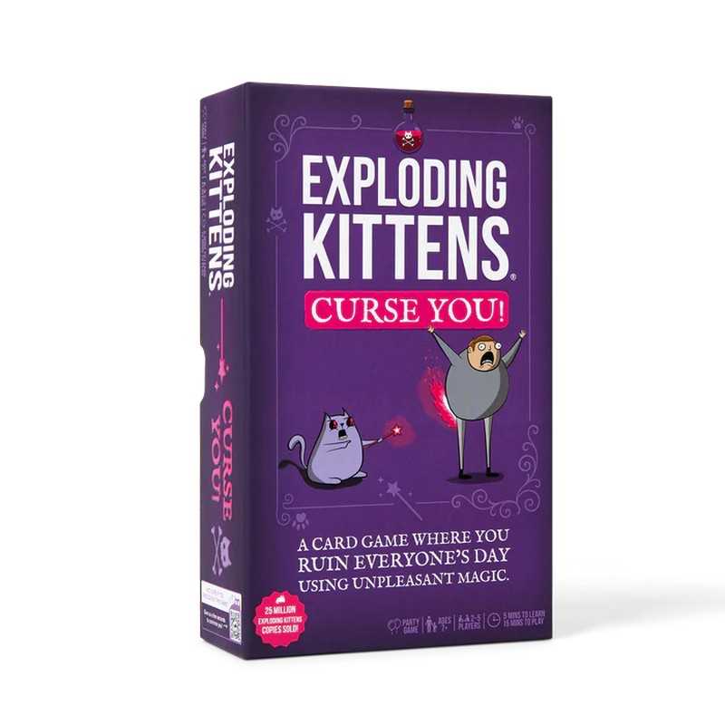 Exploding Kittens Curse You!-Tabletop Gaming