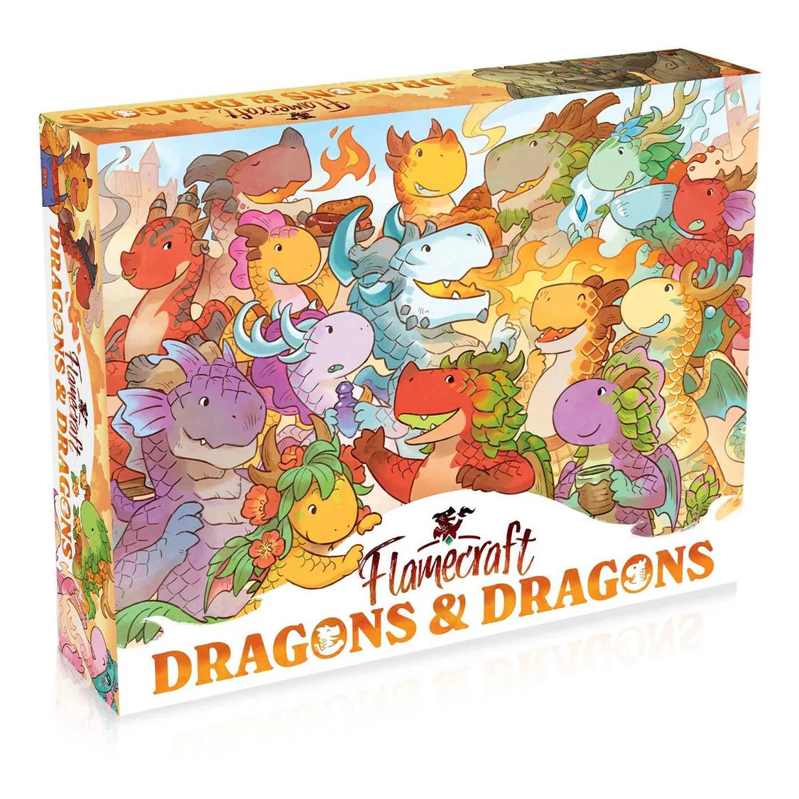 Flamecraft: Dragons & Dragons Expansion- Table top Gaming