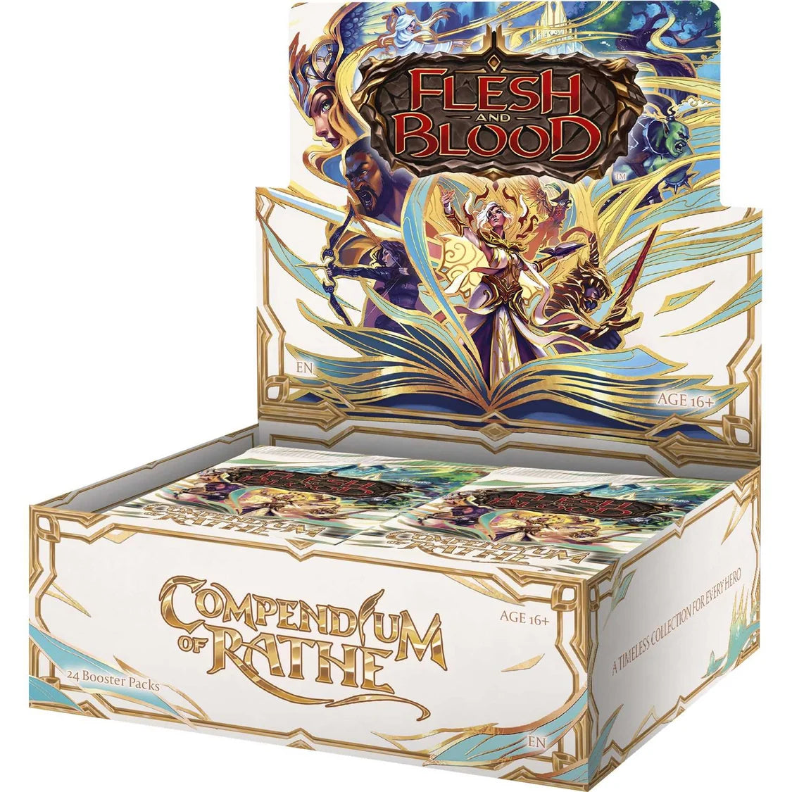 Flesh And Blood TCG: Compendium of Rathe - Booster Pack-Tabletop Gaming